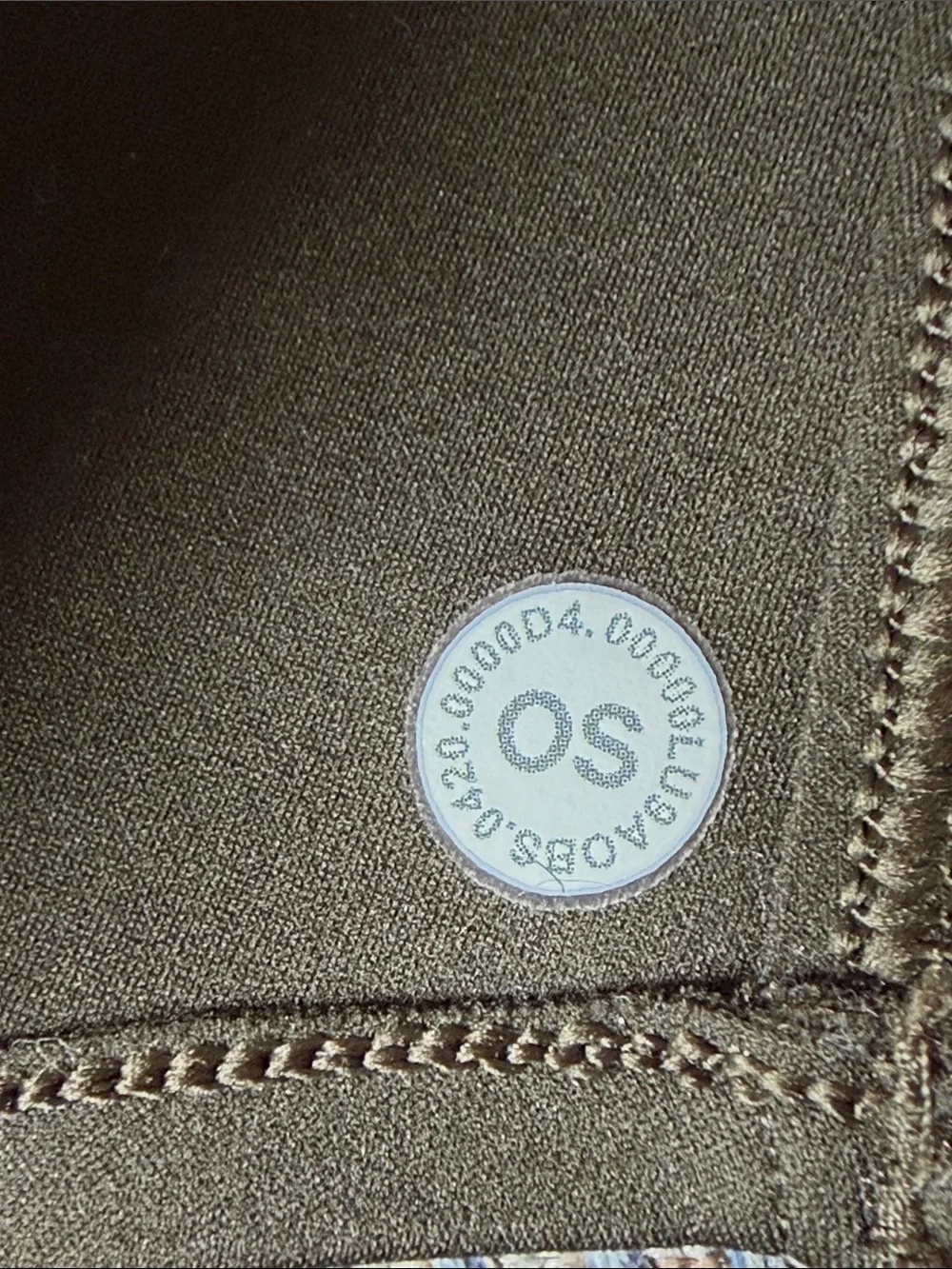 Lululemon Unisex Double Strap Ultralu Dark Green Olive Face Mask Size: OS